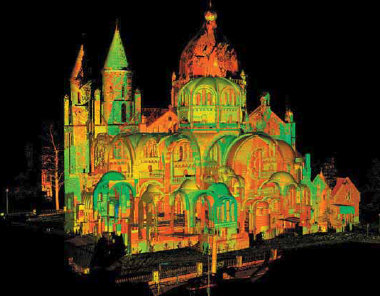 Laserimage Lambertuskerk